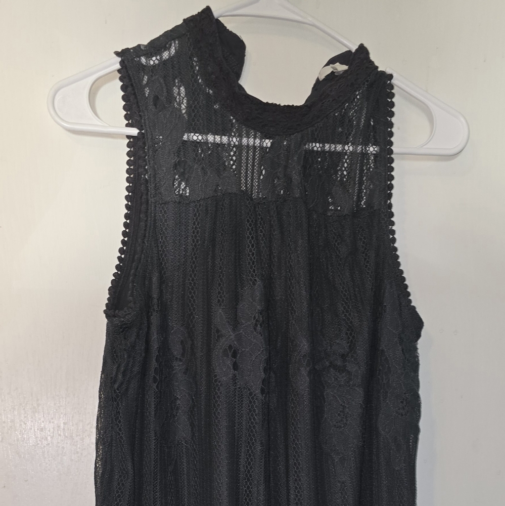 Elegant Black Lace Dress
